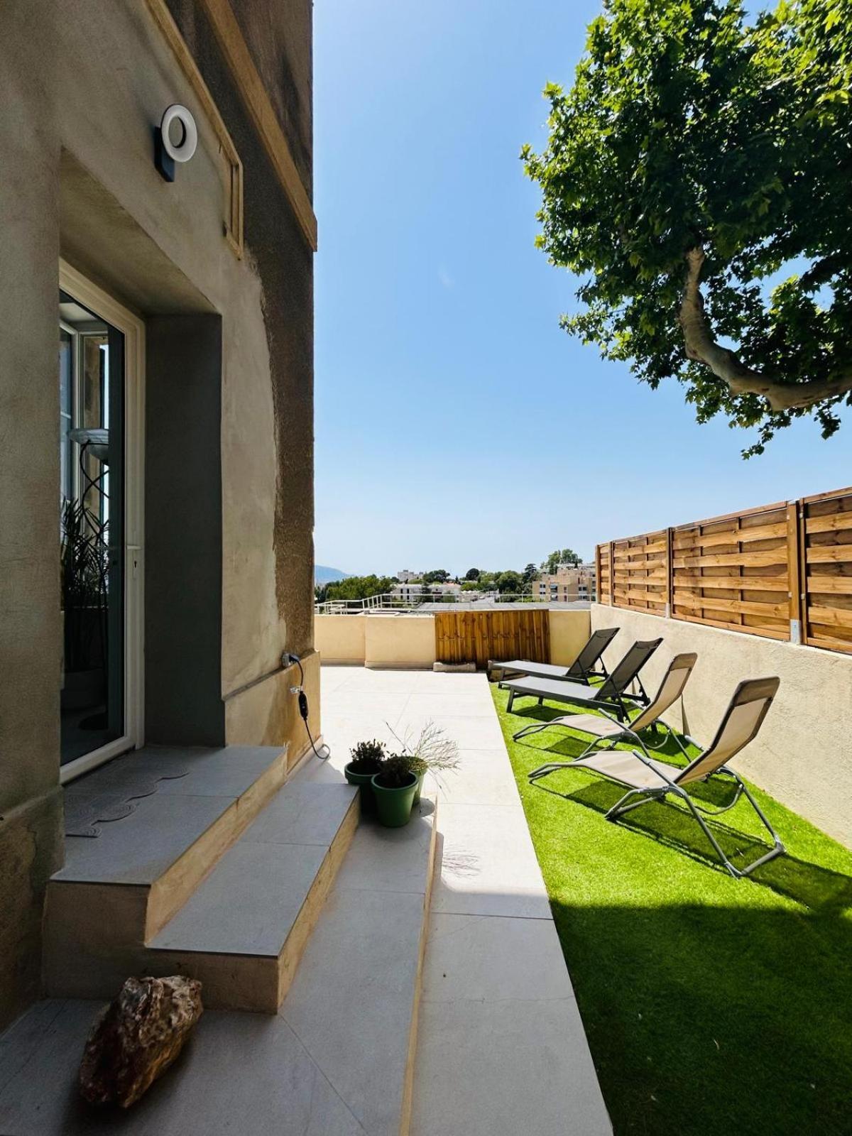 Maisons Detente Jardin, Terrasse Vue Mer Et Spa Marseille Marselha Exterior foto